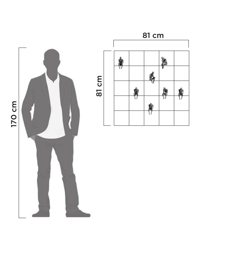 DECORACION-PARED-CUADRO-THINKER--DIMENSIONES