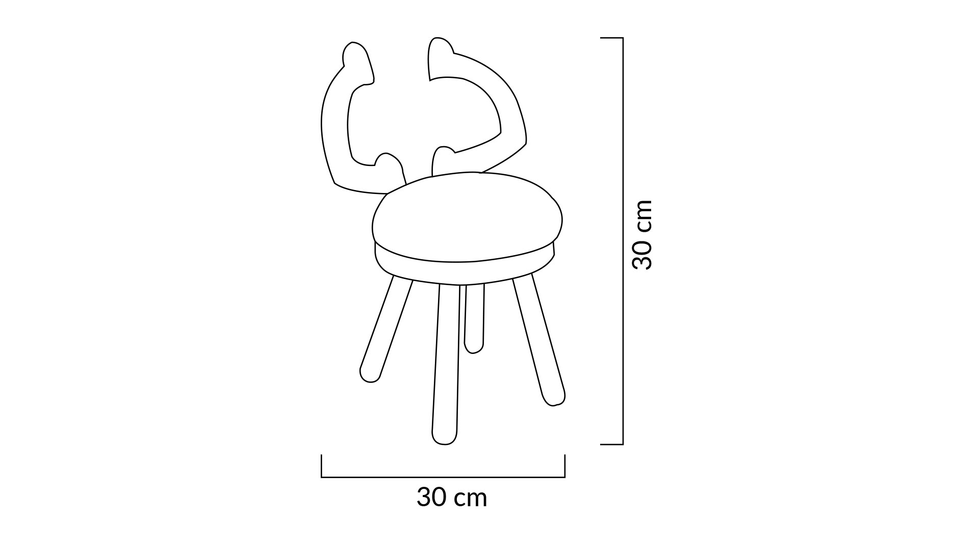silla-vaquita-outline